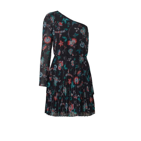 Derek Lam 10 Crosby Floral One shoulder Dress $450 Small - Picture 2 of 7